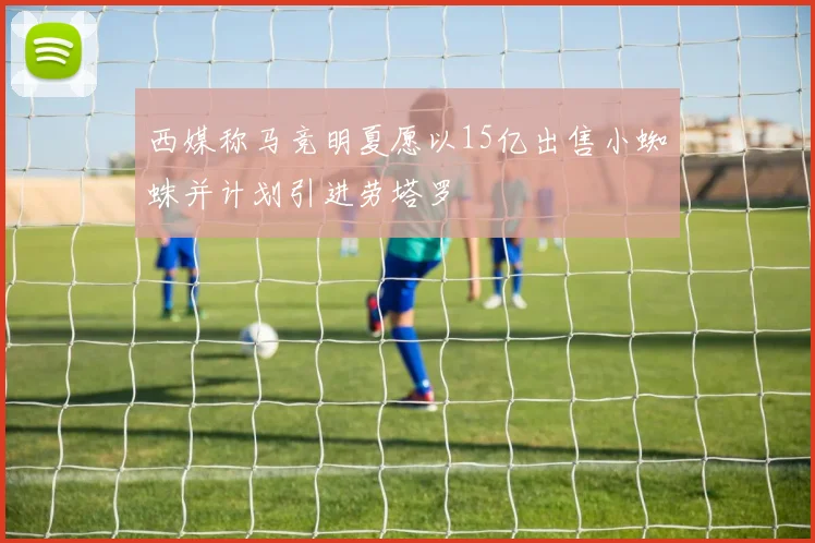 西媒称马竞明夏愿以15亿出售小蜘蛛并计划引进劳塔罗