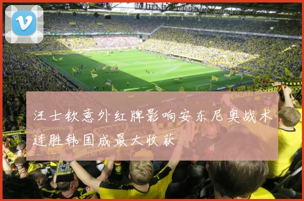 汪士钦意外红牌影响安东尼奥战术连胜韩国成最大收获